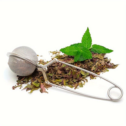 Tea ball infuser in 304 stainless steel for brewing and infusing flavors