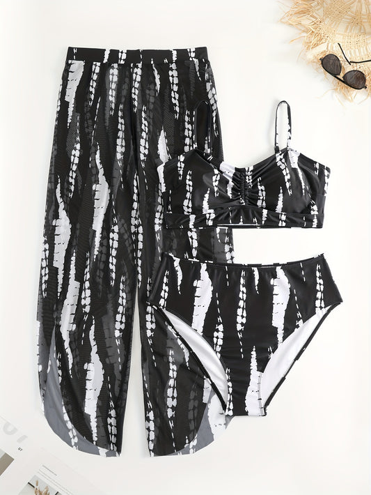 3pcs Swimsuit Set in Large Size