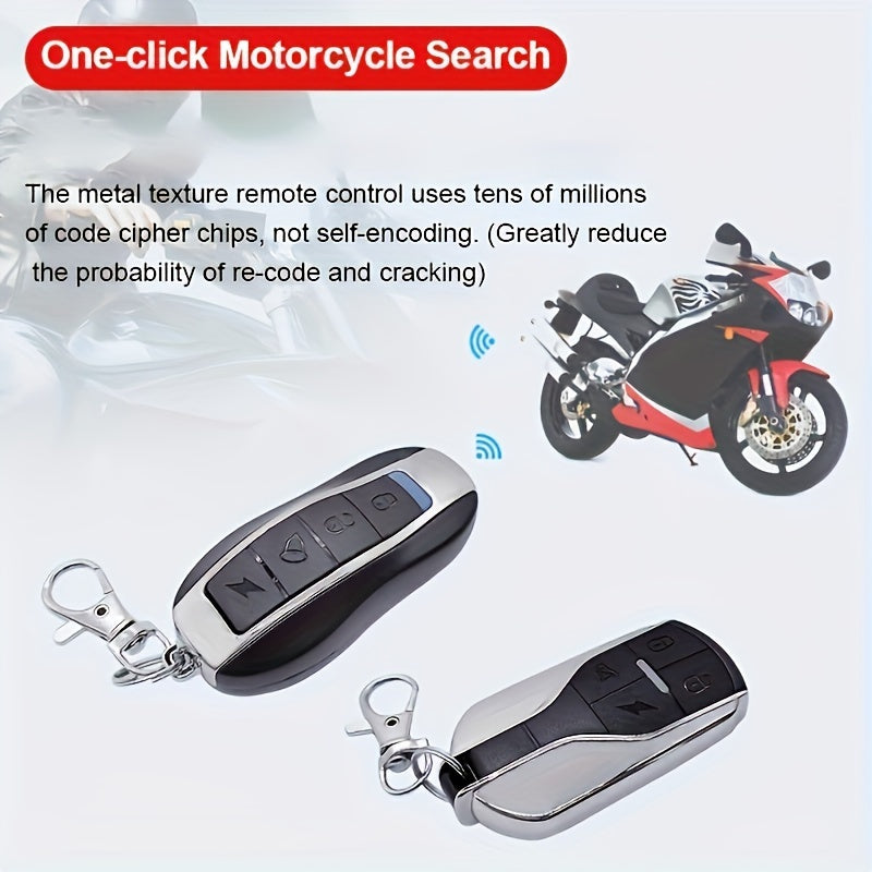 125dB Motorcycle Alarm System with Remote Control