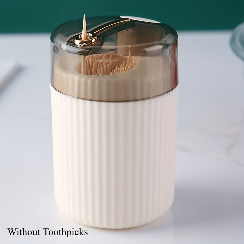 Toothpick dispenser made from wheat straw - Simple to use, stylish, sturdy, hygienic, safe for food contact, and a great addition to any kitchen décor.