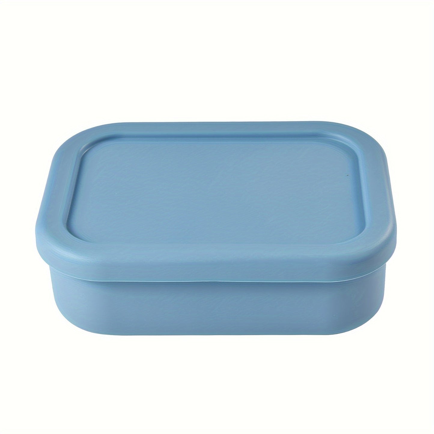 Silicone Lunch Box with Leak Proof Bento Box Design, 3 Compartments Food Container, Microwave Safe for School Students, Office Workers, and Travelers. Ideal Kitchen and Travel Accessories.