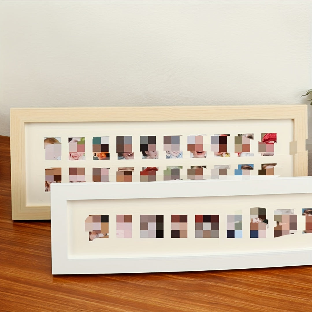 A single piece of simple ID photo campus time growth record in a picture frame to commemorate the passage of time, capturing the moment of registration in an inch picture frame.