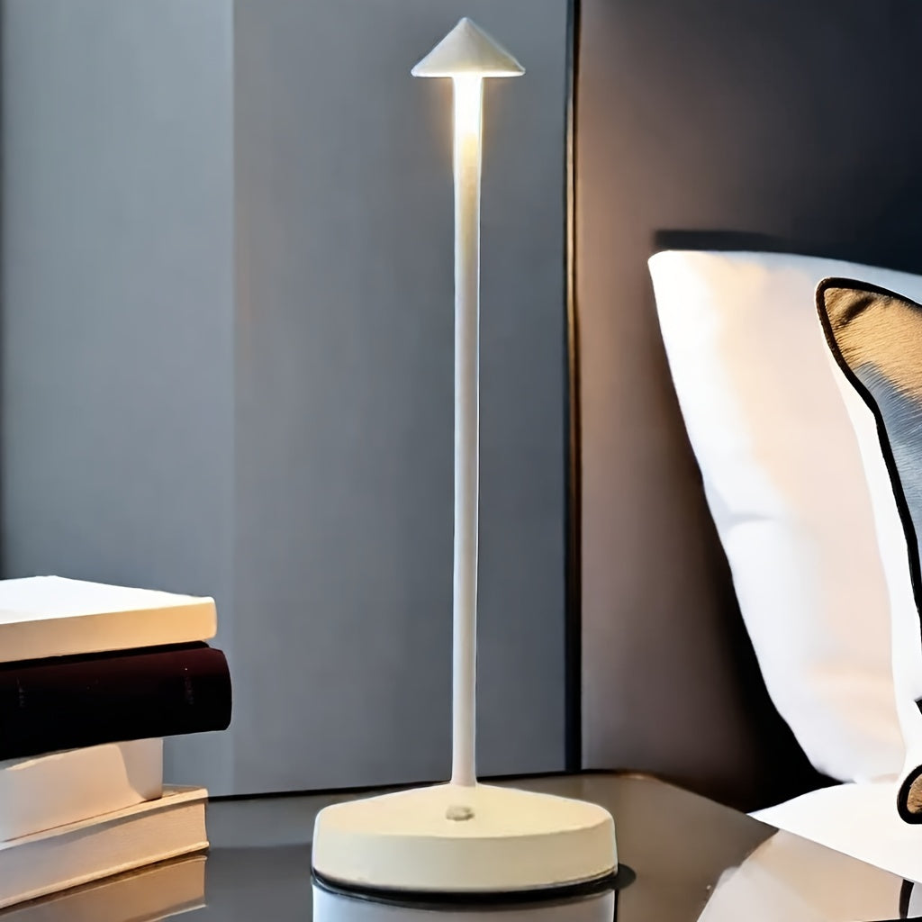 Touch-Controlled Desk Lamp with adjustable lighting, USB powered, ideal for home office, space theme design