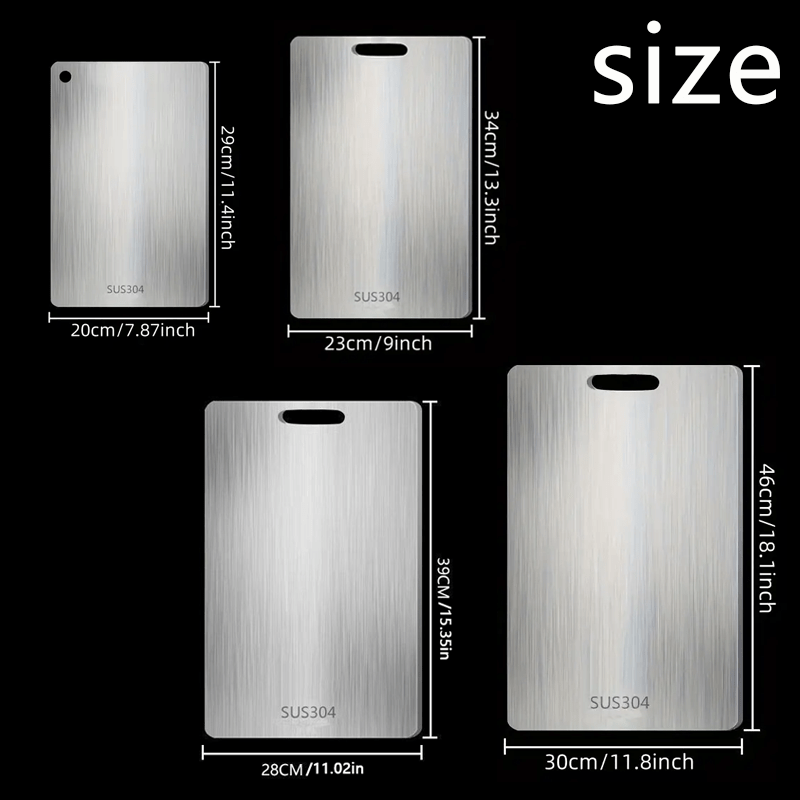 High-quality Double-Sided Titanium Steel Cutting Board - Crafted from 100% Pure Grade Steel for Superior Durability and Hygiene. Ideal for Kneading and Rolling Dough, Makes a Perfect Gift for Christmas, Thanksgiving, Father's Day, Mother's Day, or for