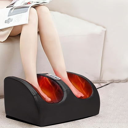 Shiatsu foot massager promotes circulation and relaxation, with heat feature. Ideal gift for both men and women on Father's Day or Mother's Day.