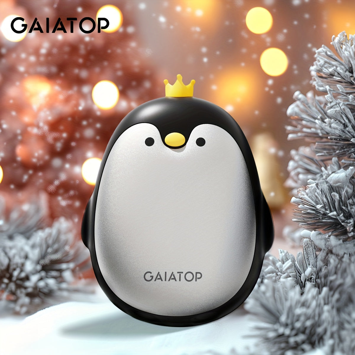 Get your hands on the 2-Pack of GAIATOP Penguin Hand Warmers! These compact USB rechargeable 5W mini hand warmers come with a powerful 3600mAh lithium battery for quick charging and long-lasting warmth in cold outdoor weather. They also make the perfect