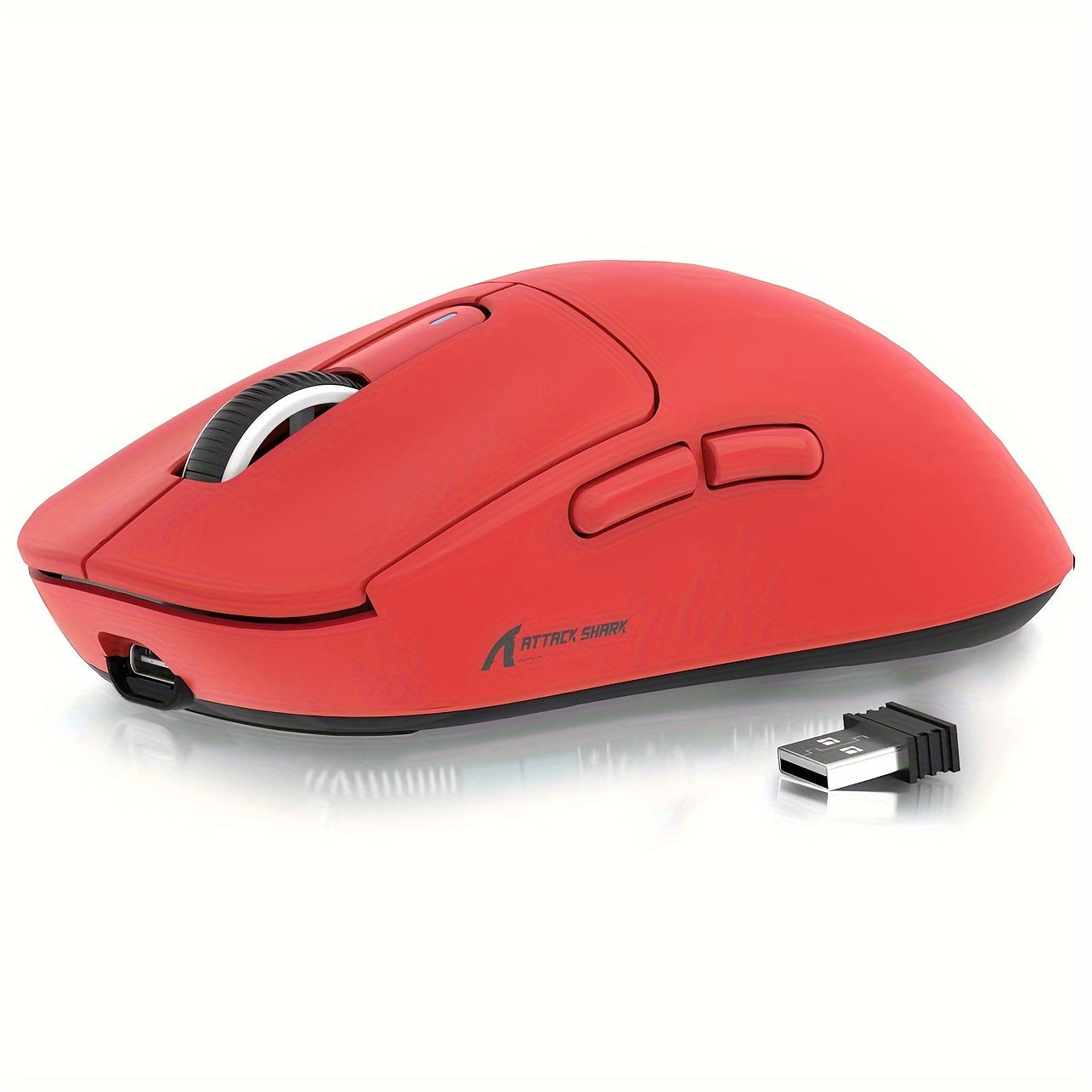 ATTACK SHARK X3 49g SUPERLIGHT Mouse with PixArt PAW3395 Gaming Sensor, BT/2.4G Wireless/Wired, up to 26000, 200 Hrs Battery, Office Mice for Win11/Xbox/PS/Mac (White)