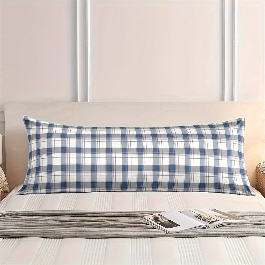 Cozy Long Pillowcase with Envelope Closure - Made of All-Season Polyester, Machine Washable, Perfect for Home Decor