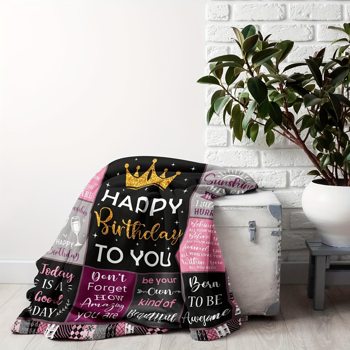 Celebrate Her Special Day with a Unique Birthday Gift – Decorative Blanket for Women. This creative and thoughtful present is perfect for moms, daughters, friends, and sisters. Give the gift of coziness with this beautiful sofa throw blanket.