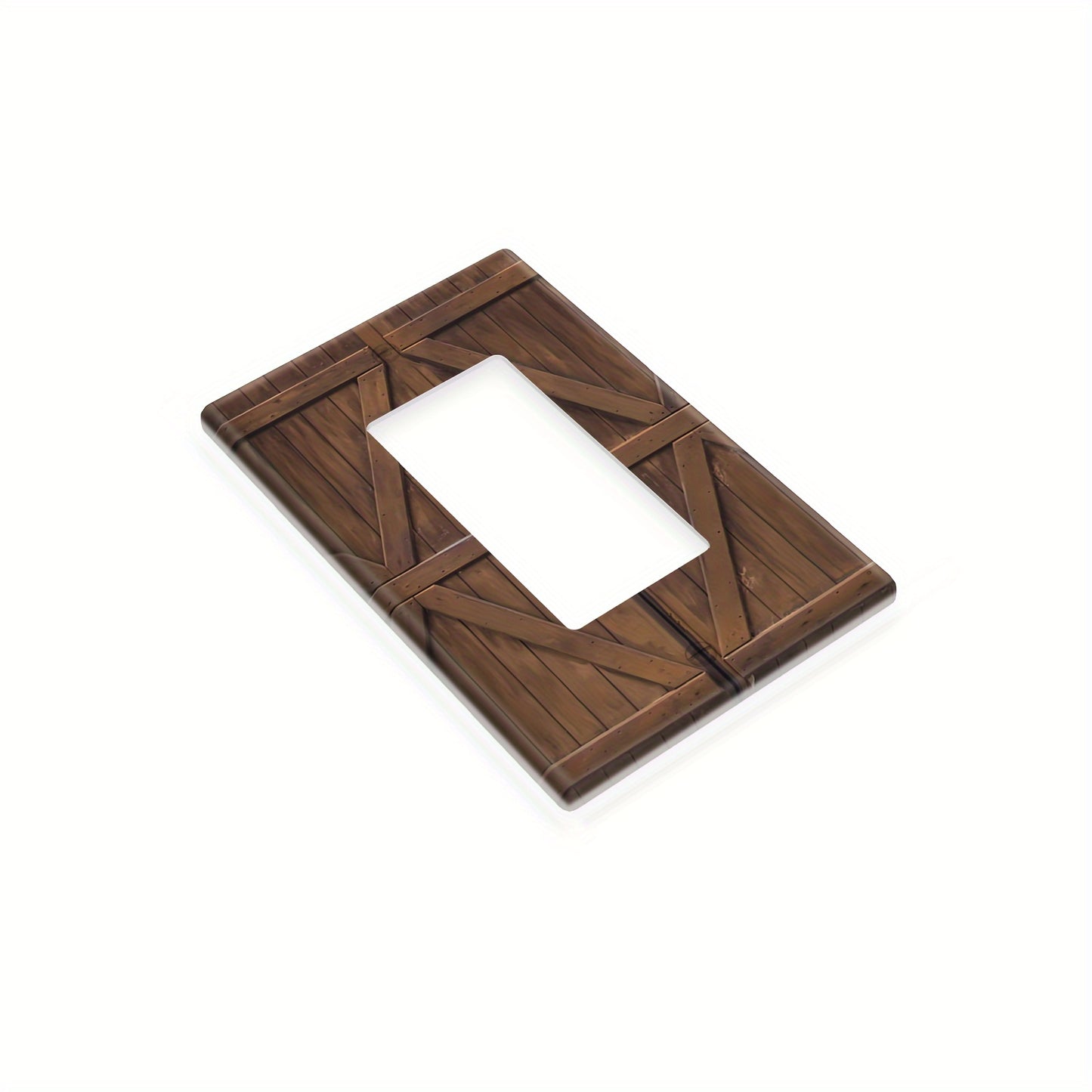 Wooden light switch cover for living room, bathroom, and bedroom décor.