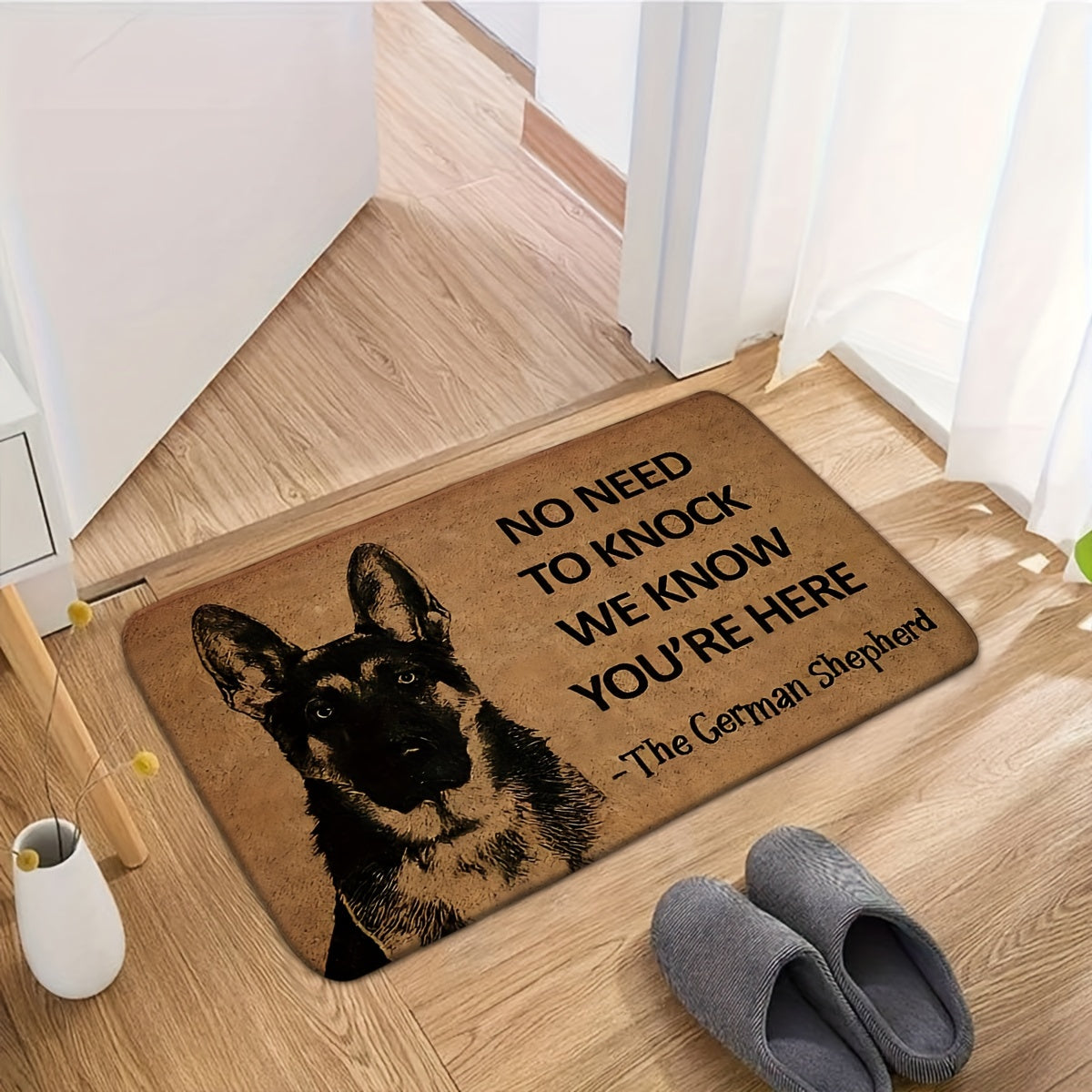 Add a touch of fun to your home with this adorable Cartoon Puppy Welcome Door Mat! This anti-slip mat is not only a great gift idea, but also a personalized home decoration essential for your door, kitchen entrance, foyer, living room, or bedroom. Made