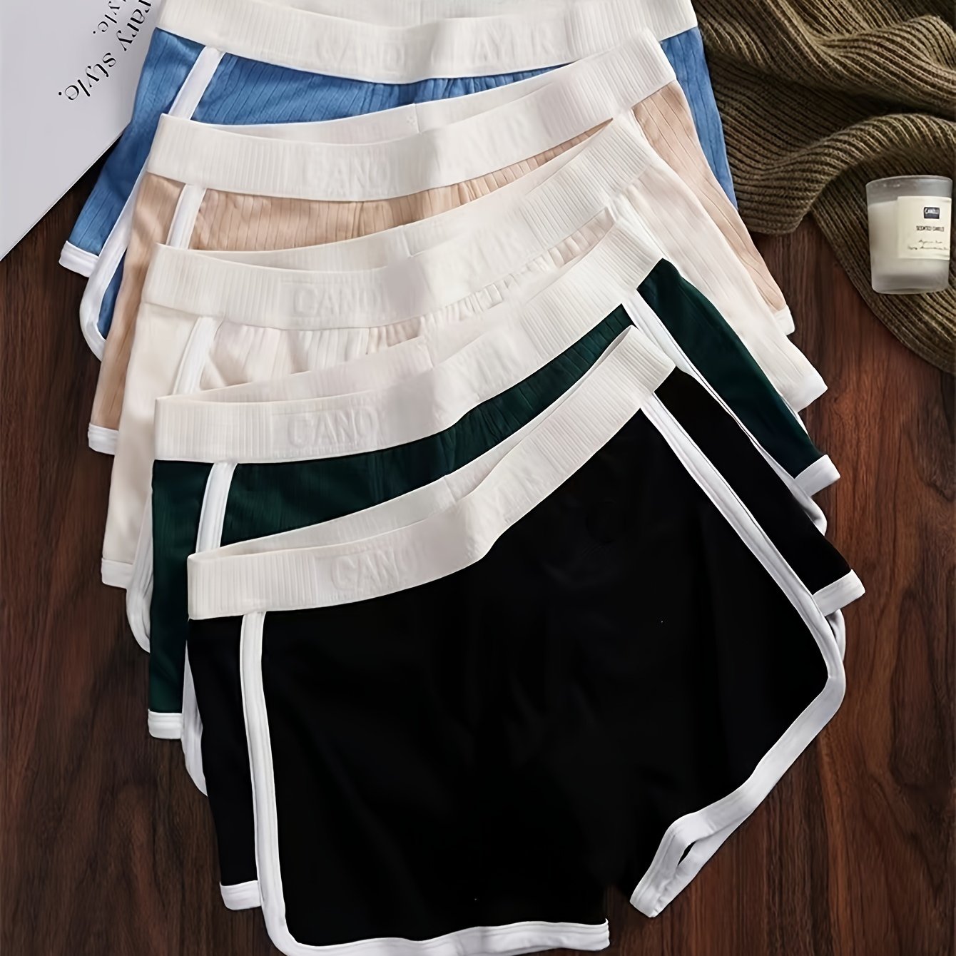 Three men's boxer briefs for comfortable, breathable, and dry sports wear.