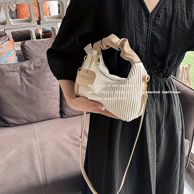 Elegant Pleated Handbag for Evening Events