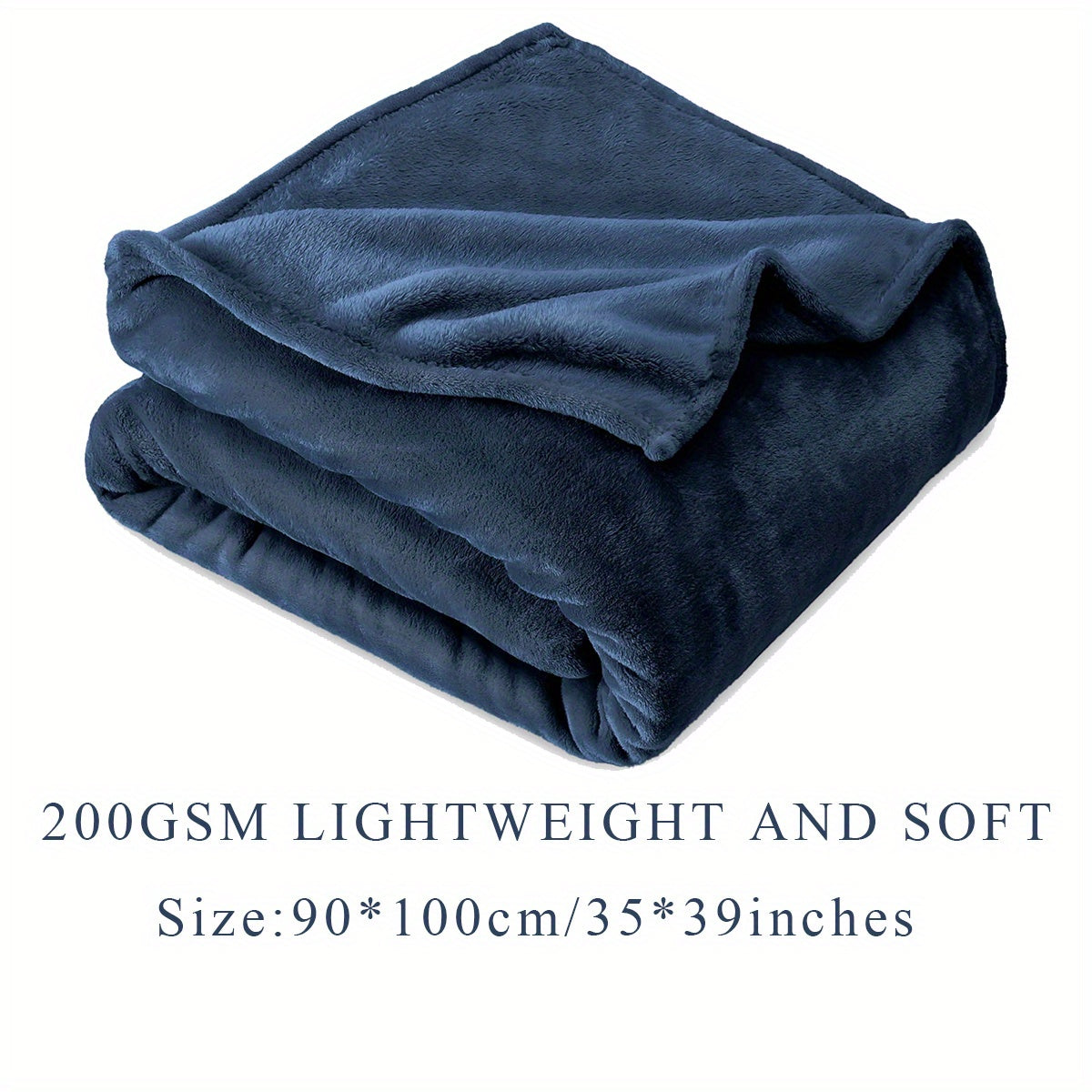 Solid Flannel Blanket, 200G, 1 piece