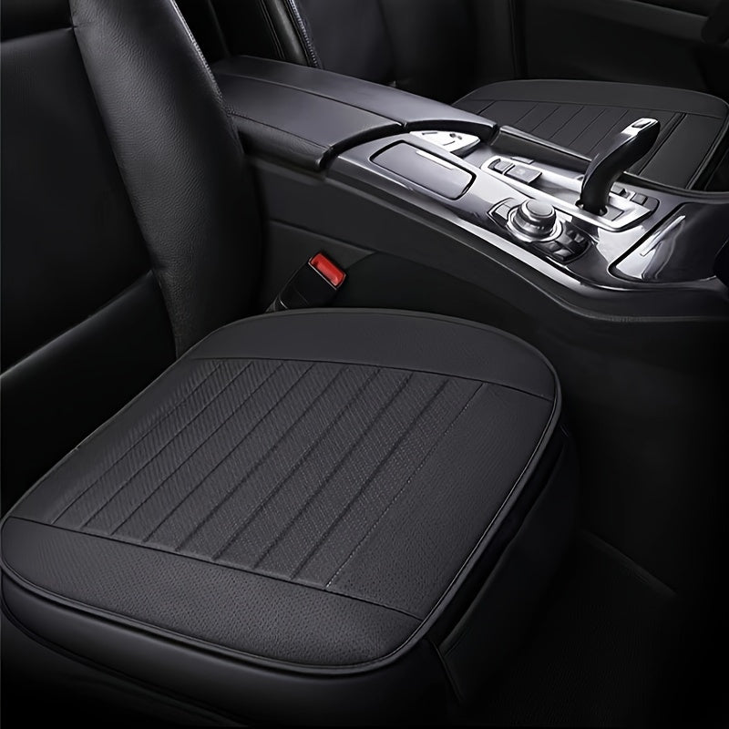 Top Pick: Faux Leather Car Seat Cushion Protector for Breathability and Anti-Slip Safety