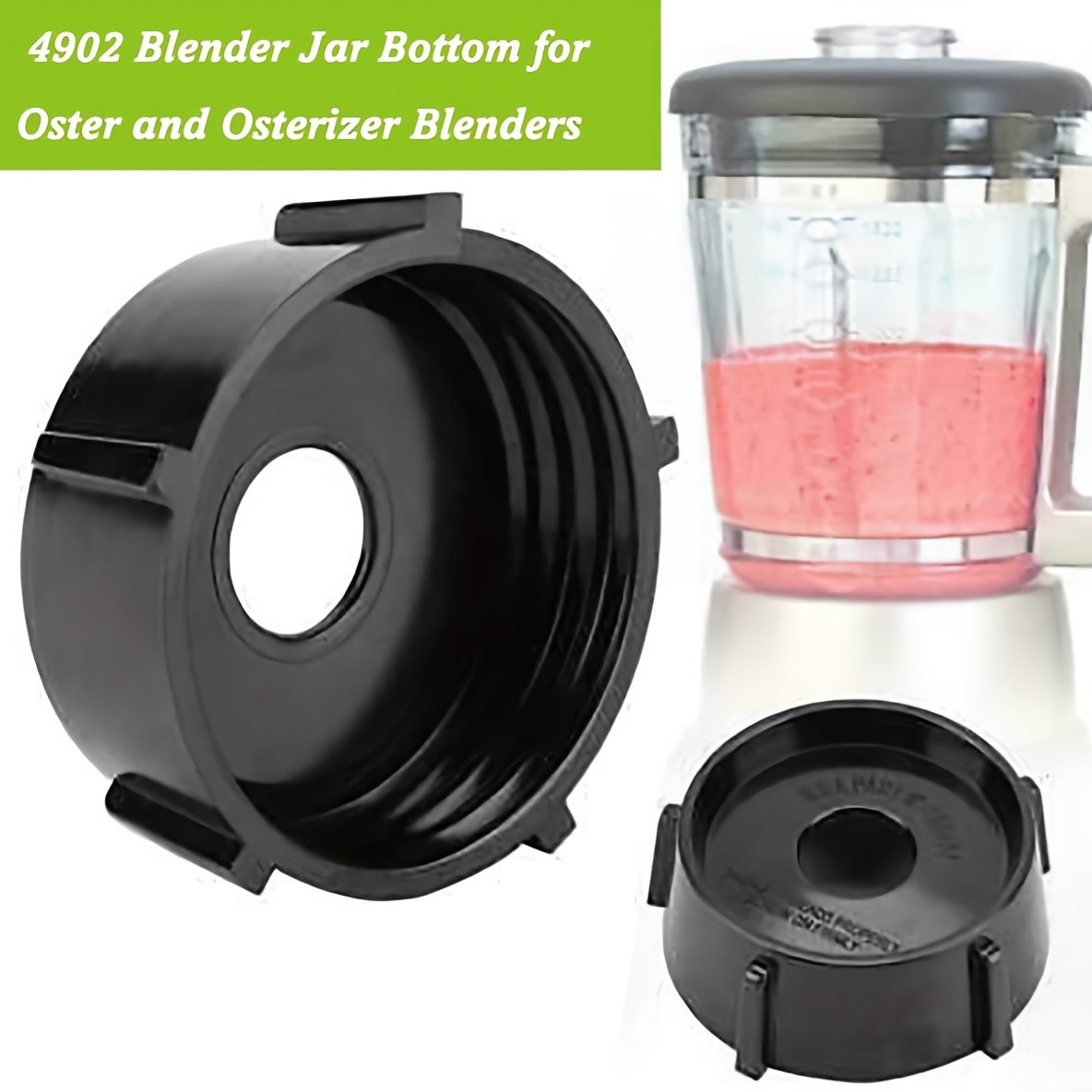 Blender Replacement Kit for Oster Osterizer - Includes 1 Blender Blade, Sealing Ring Gasket, Bottom Coupling, Stud Pin, and Compatible with Oster Blender Glass Jar.