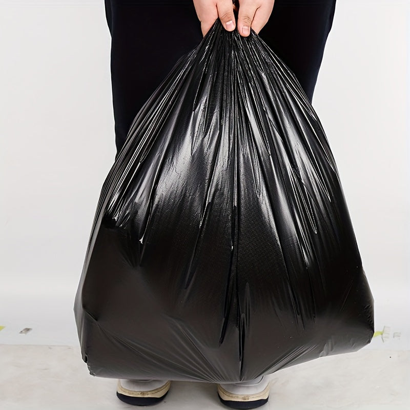 Extra Thick Large Black Garbage Bags for Home Kitchen Use, Perfect for Living Room and Kitchen, One-Time Use