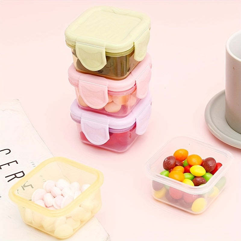 60ml Mini Food Grade Fresh-keeping Box for organizing side dish storage, seasoning dispensing, and sealing.