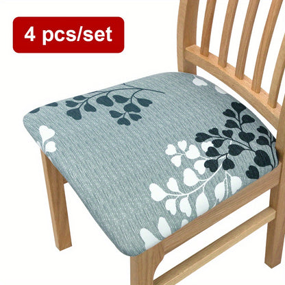 4/6 Elastic Chair Cushion Covers with Print