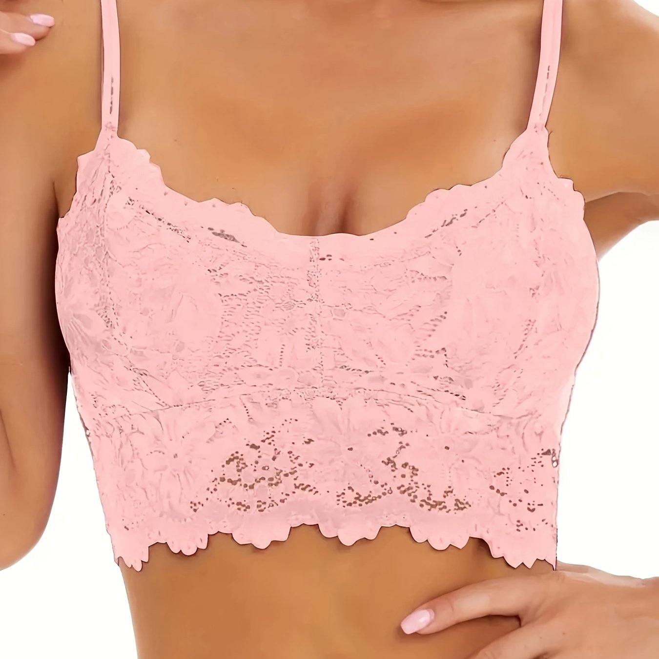 Wireless Lace Bra, Comfortable Everyday Underwear