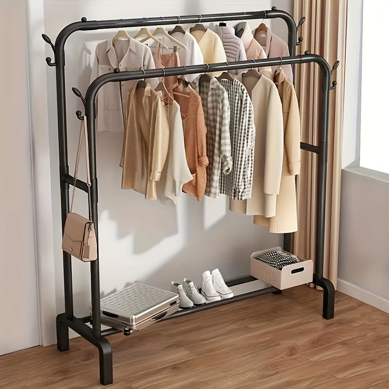 1 piece multi-functional clothes drying rack for home use, easy to install and suitable for various scenes.