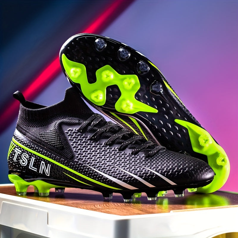 Unisex FG Soccer Cleats with Anti-skid and Breathable design for outdoor use.