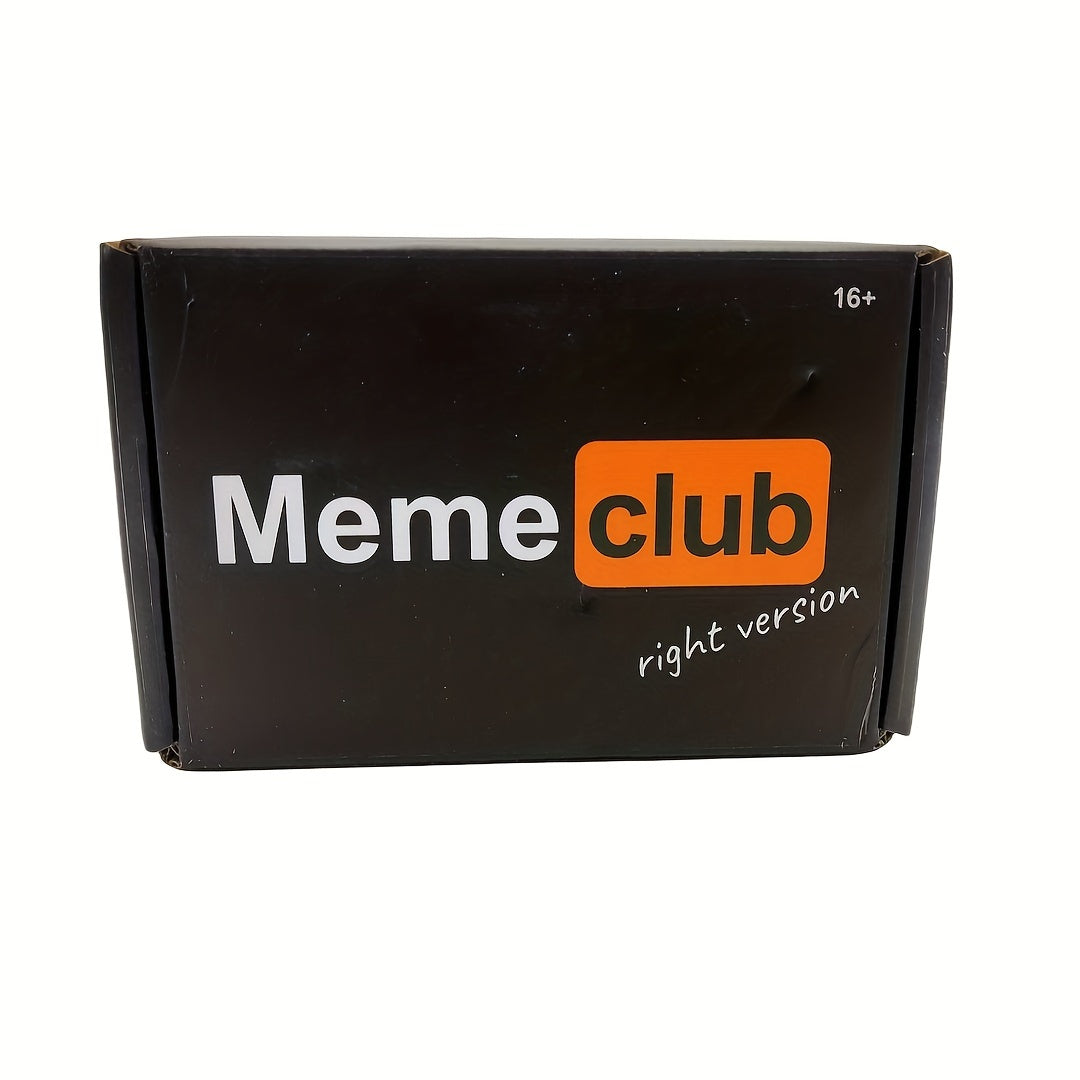 Meme Club Interactive Card Game - Fun desktop game for parties and gatherings, includes 108 cards, great holiday gift.