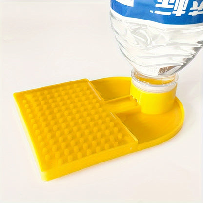 Bee water feeders for 30mm mineral water bottles with wider feeding area prevent drowning.