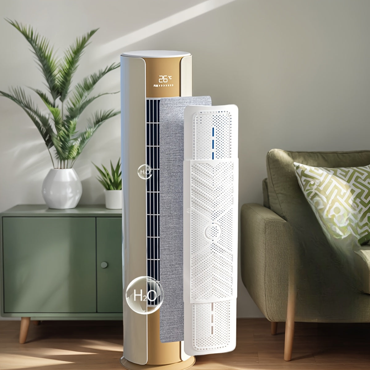 Возьмите в руки Pure White Vertical Plastic Panel Adjustable Air Conditioner Wind Blocker для комфортной домашней обстановки без необходимости в электричестве. Легко устанавливается и идеально подходит для создания уютной атмосферы.