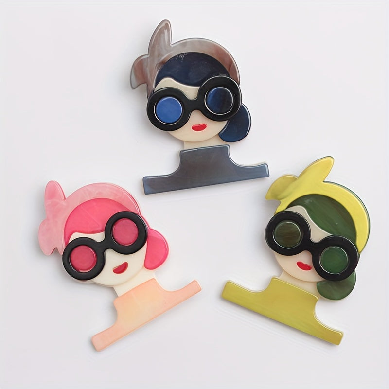 Stylish Acrylic Brooches: Cute Pins in Elegant and Punk Styles for Fashionable Apparel Accessorizing