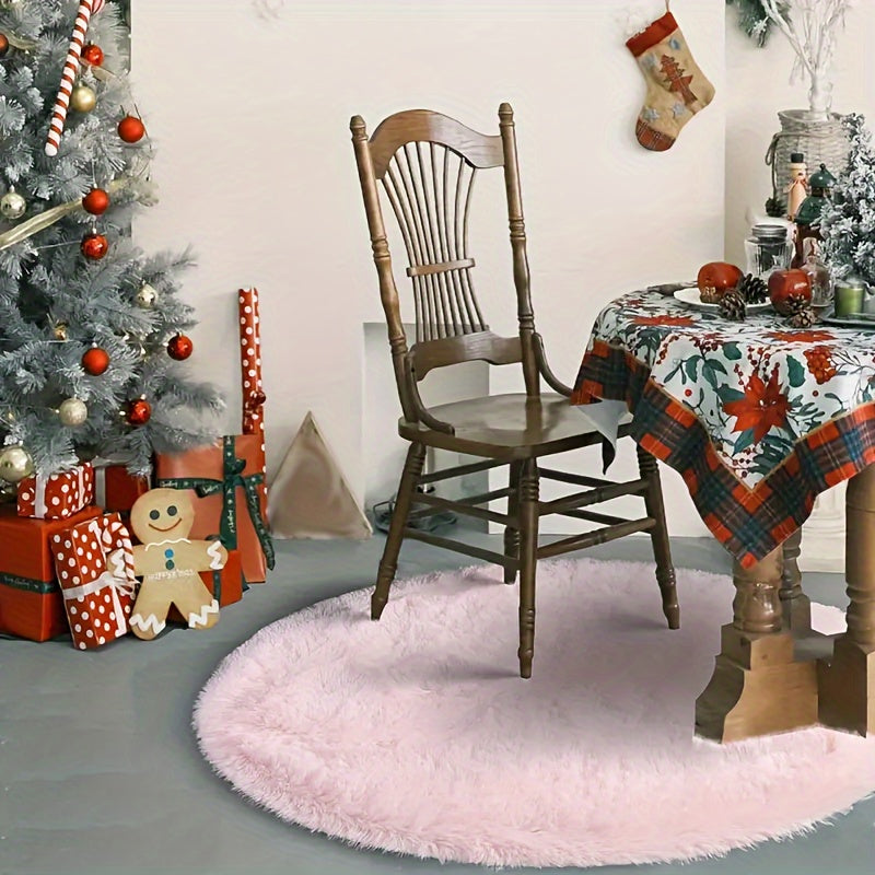 Luxurious Pink Shaggy Area Rug - Soft, Non-Slip & Absorbent, Perfect for Bedroom, Living Room & Play Areas, Easy to Maintain, Made of Polyester, Ideal for Home Decor