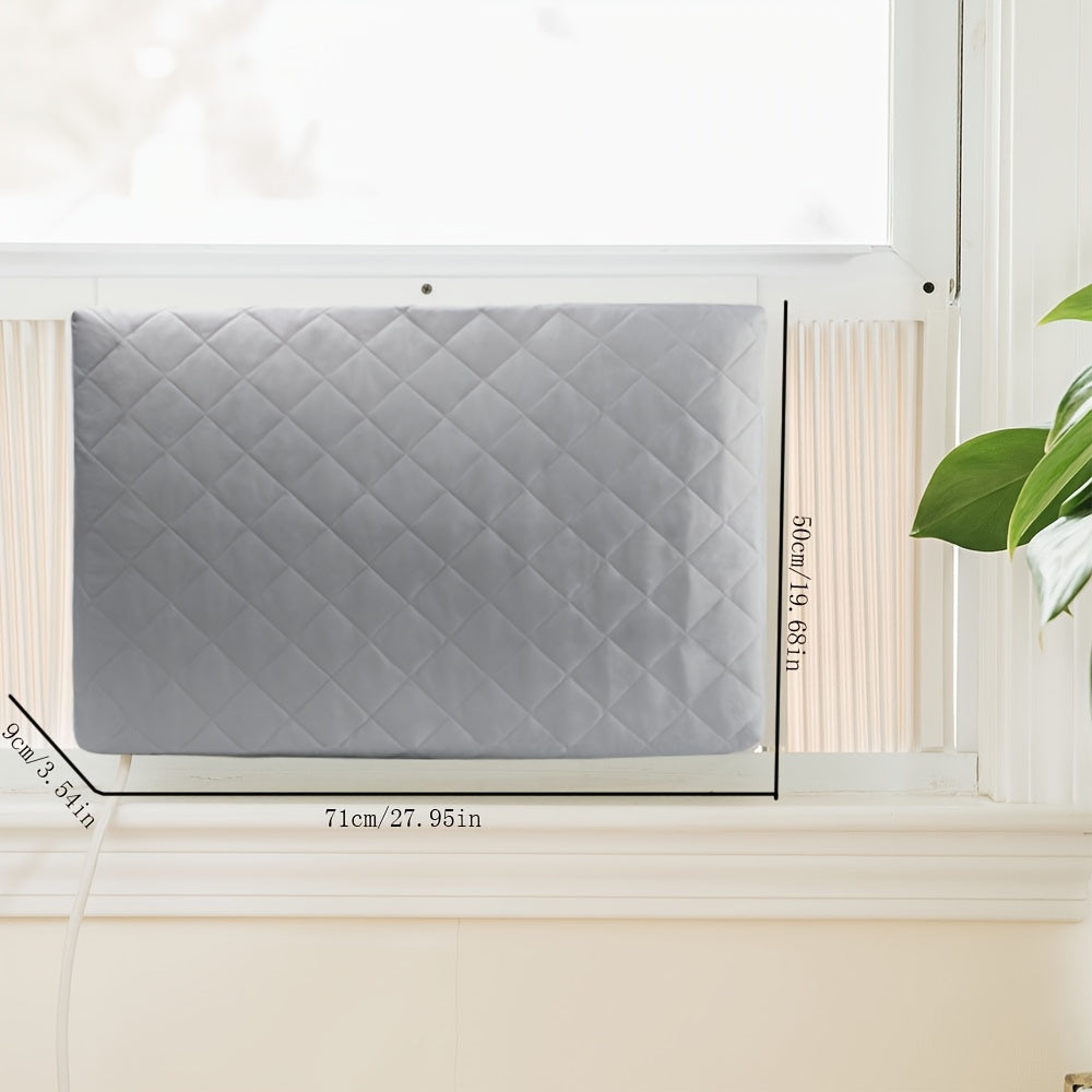 Protect your indoor air conditioner with a double-sided waterproof and windproof cover. No electricity required for this dustproof unit protector, perfect for keeping your home cooling appliance in top condition.