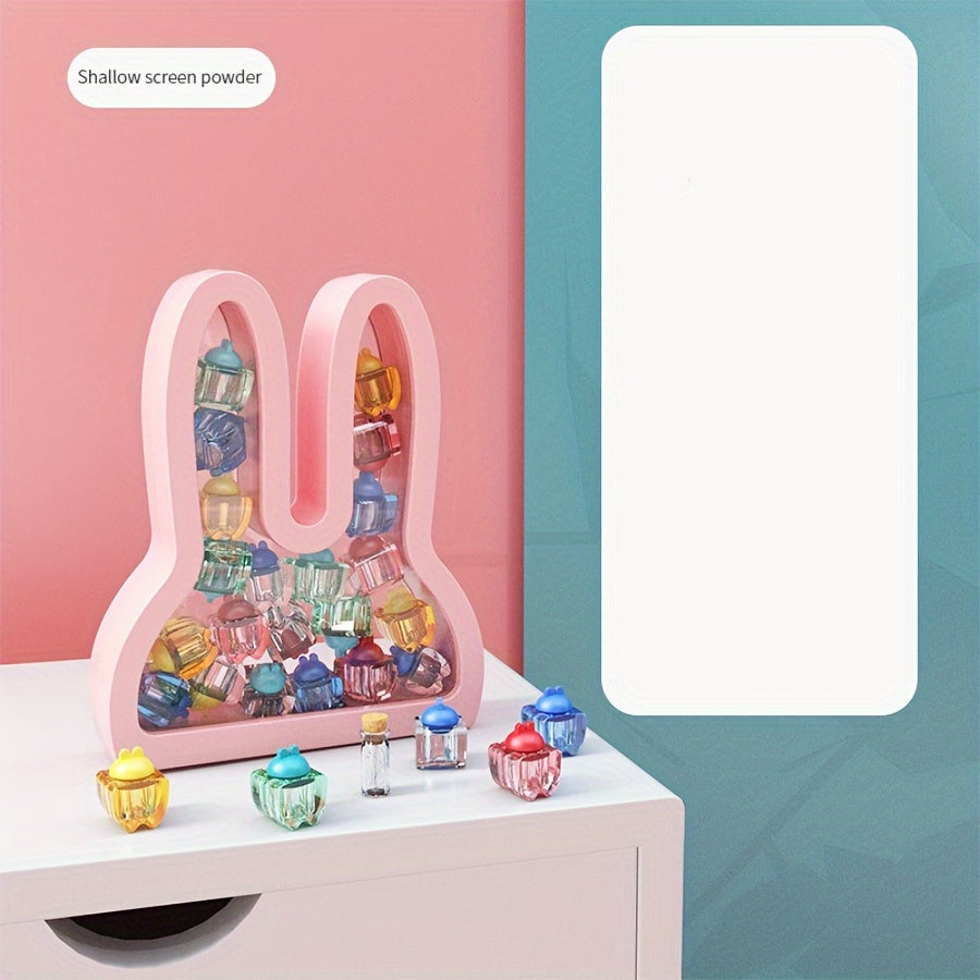 Charming Bunny Kids Tooth Keepsake Box - Made from Sturdy ABS Resin, Ideal for Preserving Children's Memories and Teeth