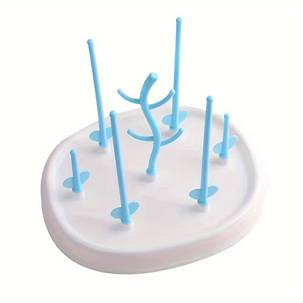 Children's tree-shaped milk bottle drying rack for home use that can be disassembled for easy storage and is suitable for both youngsters and toddlers.