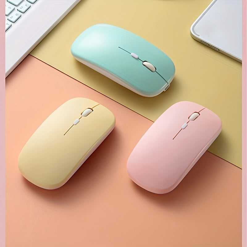 Wireless optical mouse with cartoon pattern, glitter embellishment, and right hand orientation. Compatible with various devices and Windows 10. Battery powered with ≤36V operating voltage.