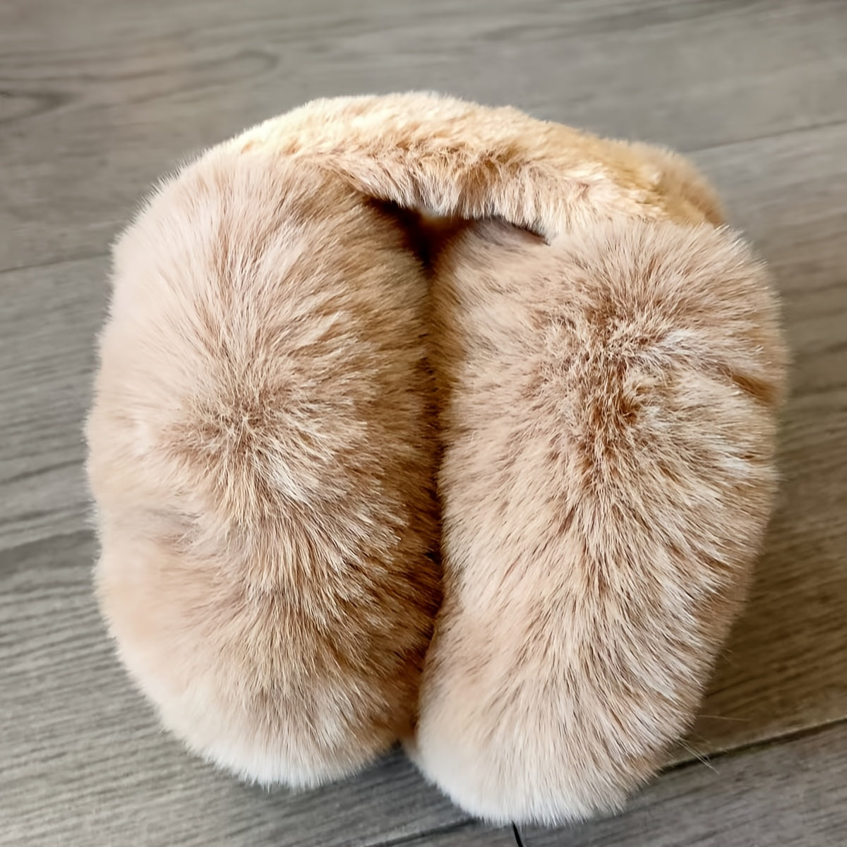 Dry clean only Unisex Fluffy Faux Fur Earmuffs perfect for Autumn and Winter Outdoor Wear. Cozy, Large Woven Stretch Polyester Ear Warmers.