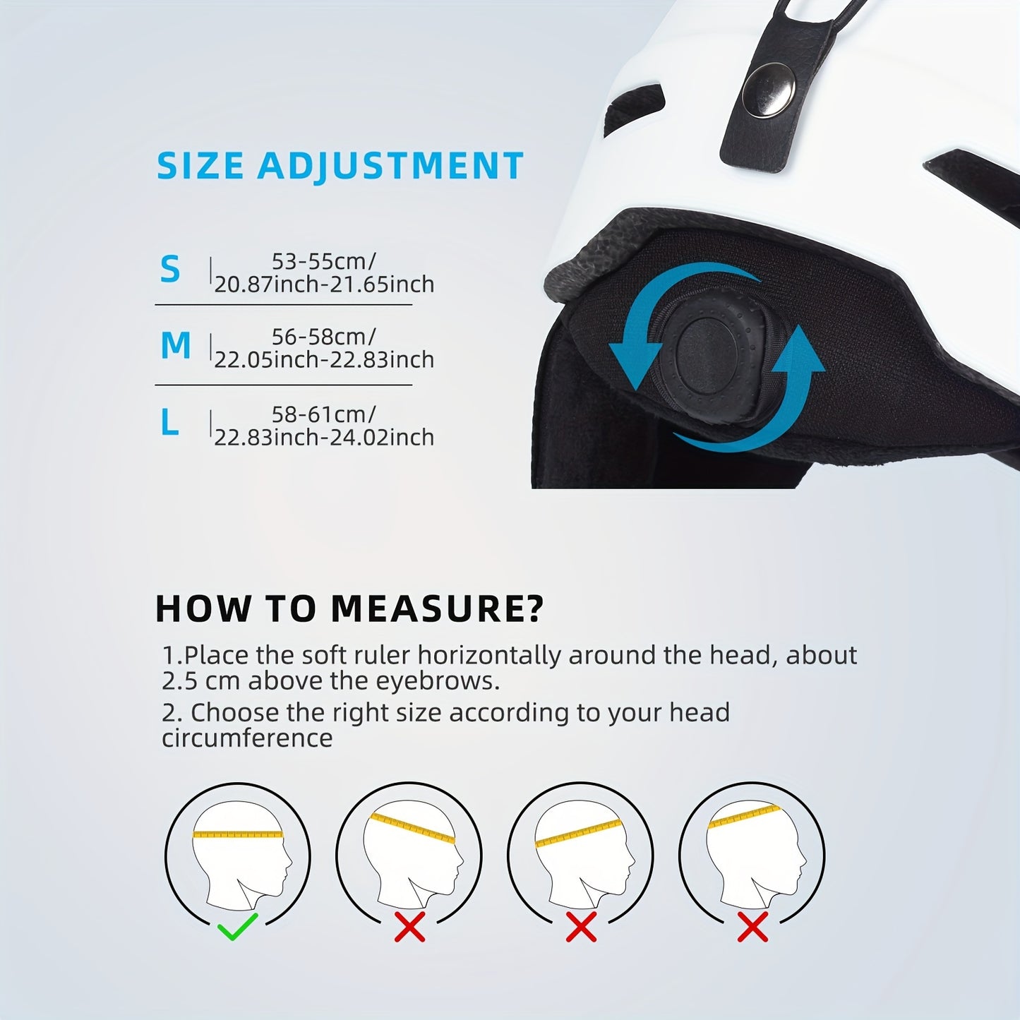 JetBlaze ski helmet with adjustable fit, shock-absorbing shell, and removable ear pads.