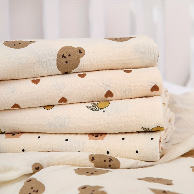 [Top Pick] Korean-Style Youth Swaddle Blanket - Soft and Absorbent Gauze Towel for Kids, Gentle Hand Wash Recommended