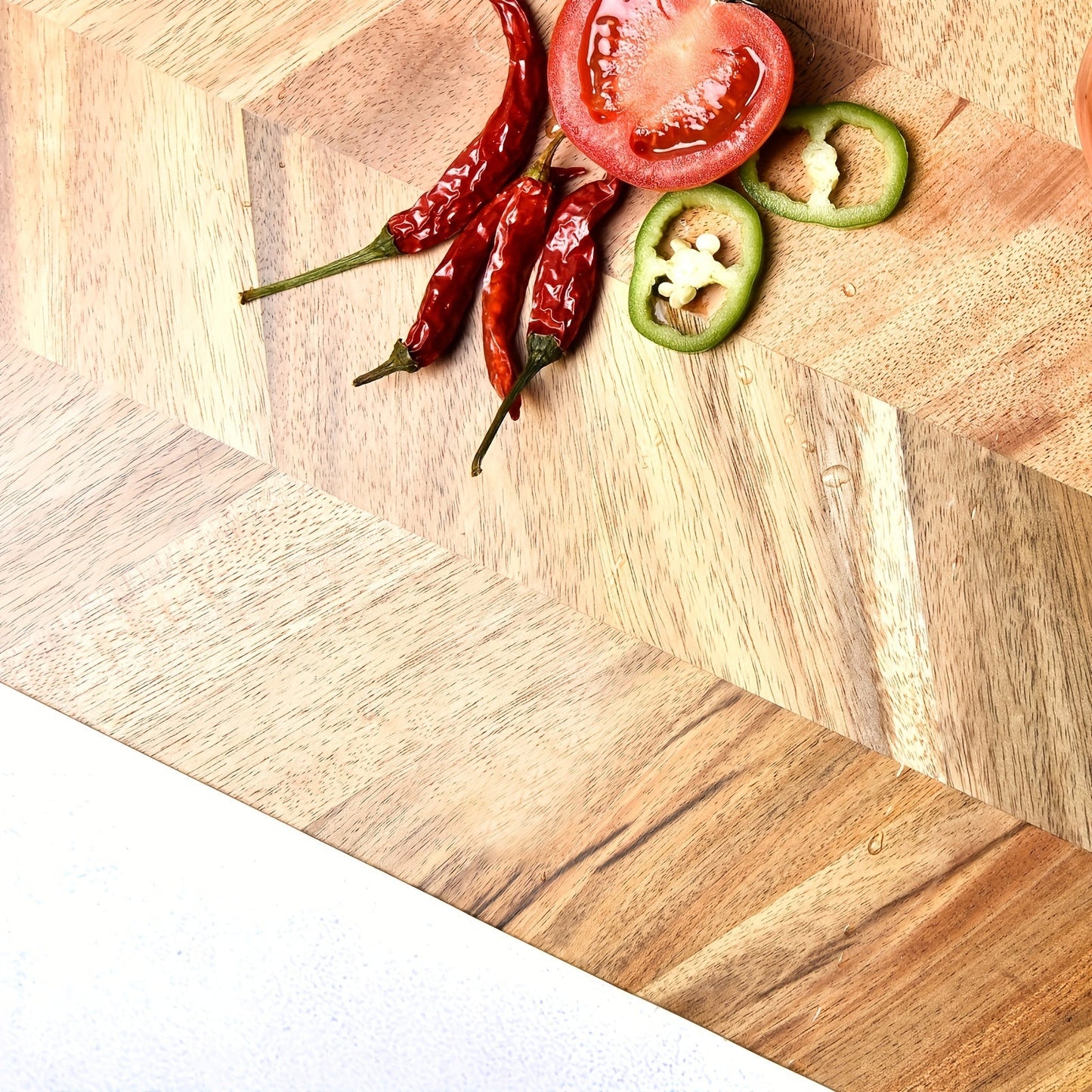 Premium Acacia Wood Cutting Board - A Popular Pick for Your Kitchen! Solid, Mold-Resistant Chopping Block Ideal for Fruits & Vegetables - Great for Holiday Cooking, including Halloween, Christmas, Easter, and Thanksgiving. Imported, Jointed Design with