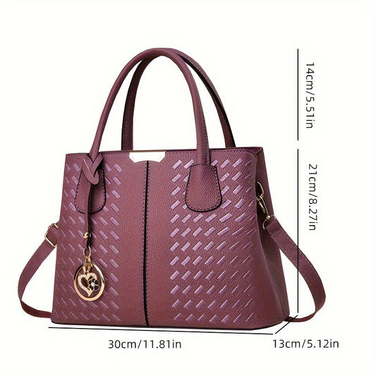 Mother's Day gift for mom: Large capacity women's bag - new commuter handbag, simple tote bag, fashionable and versatile shoulder crossbody bag.