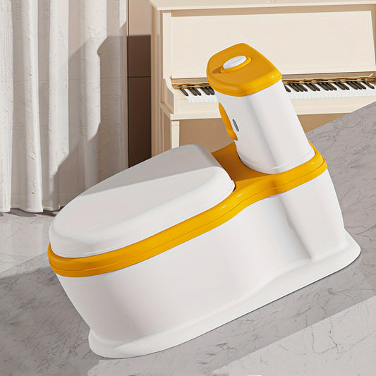 Creative Cartoon Design Portable Toilet for Kids - Fun Duck-Themed, Durable Plastic Potty Training Seat for Young Children