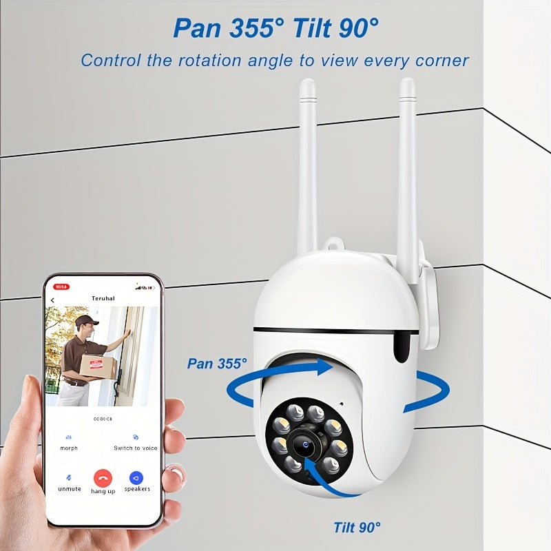 One piece of technology, the QKH 1440P FHD Wireless Security Camera, offers high-definition resolution for indoor use. This camera includes features such as night vision, Wi-Fi connectivity, two-way audio, motion tracking, and can be powered via USB. It