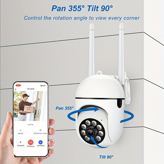 One piece of technology, the QKH 1440P FHD Wireless Security Camera, offers high-definition resolution for indoor use. This camera includes features such as night vision, Wi-Fi connectivity, two-way audio, motion tracking, and can be powered via USB. It