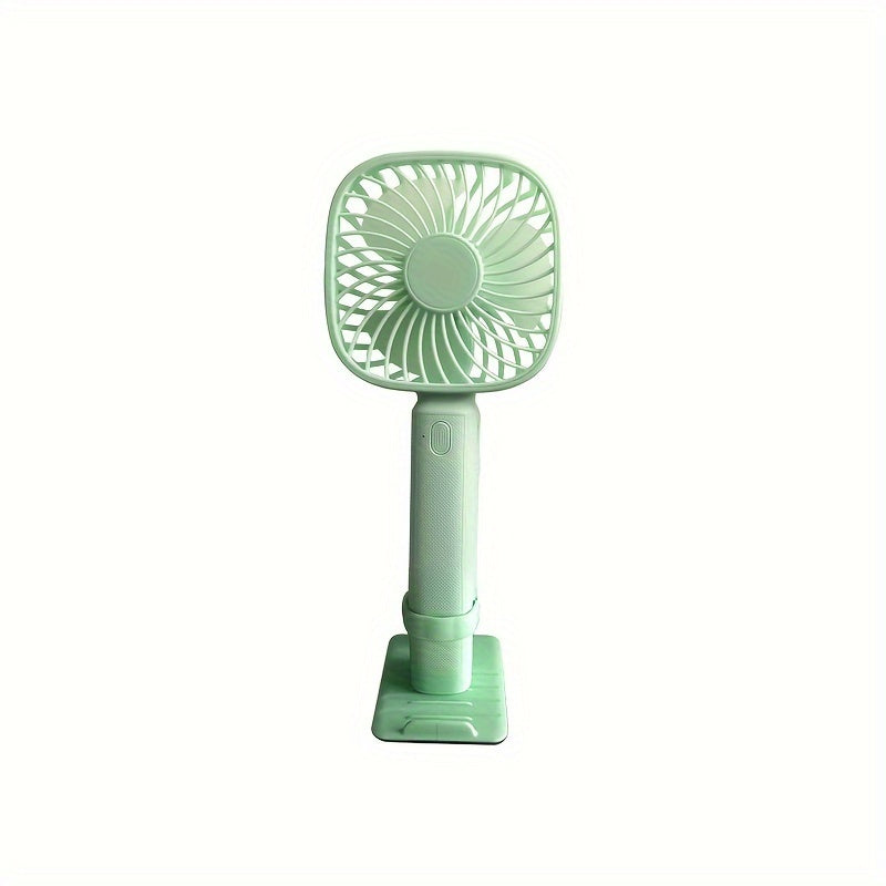 The Anyazhineng USB Rechargeable Handheld Mini Portable Fan offers 3 adjustable speeds, a strong wind, and button control. It is suitable for indoor and outdoor use, and comes with a cord included. This durable plastic floor fan is designed for use in