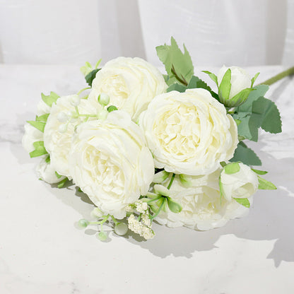 1 Artificial Peony Flower Stem for DIY use at weddings, offices, parties, and homes.