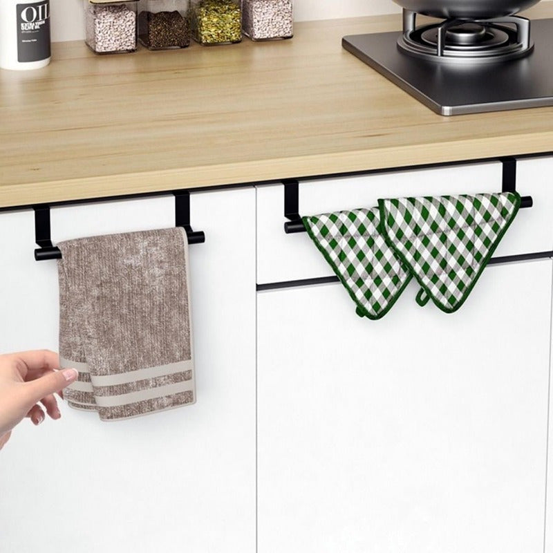 Upgrade your kitchen and bathroom with this sleek Modern Stainless Steel Towel Hook! The rust-resistant, multifunctional design is perfect for holding towels in both rooms. Easy to install without punching holes in your walls, this hook is a stylish and