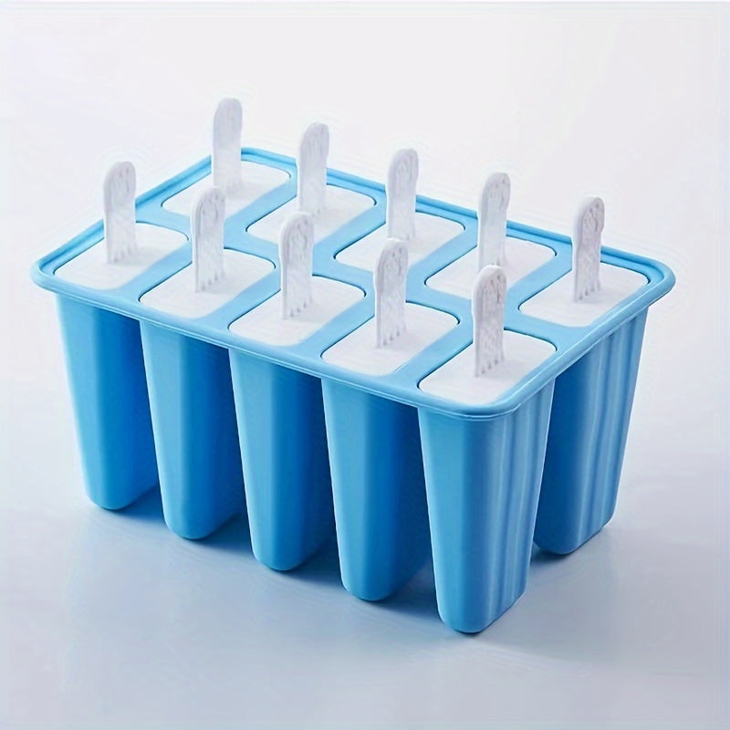 1 Popsicle Mold Set - Create unique frozen treats with this versatile silicone mold for ice cream, popsicles, and more. This household essential is perfect for making safe and delicious desserts. A must-have for any kitchen!