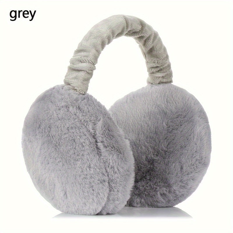 Stay warm and cozy this winter with our plush earmuffs! Made of polyester, these earmuffs are hand wash only and come in a convenient 1-pack. Their foldable design makes them easy to store, while the soft and fuzzy material provides comfortable warmth