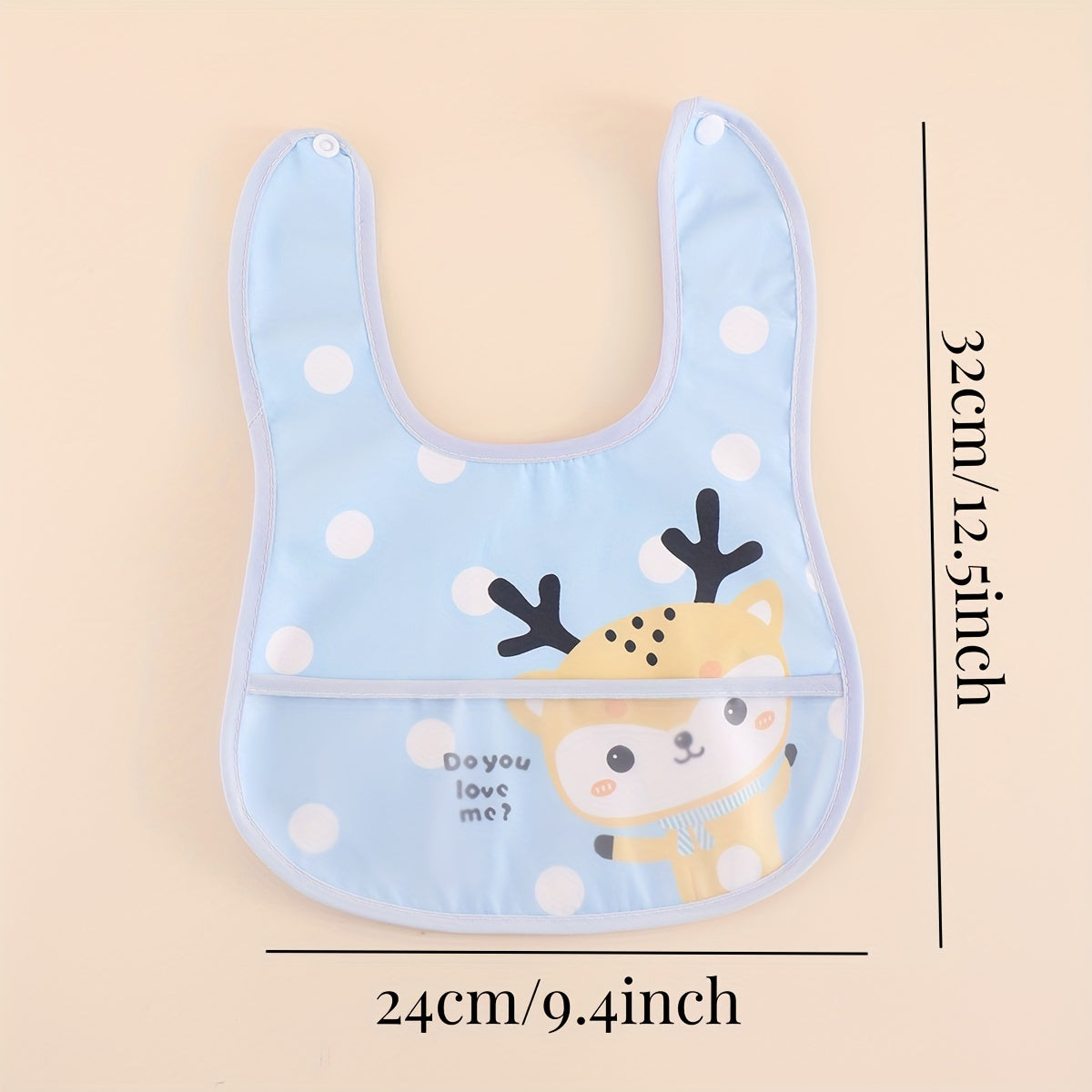 A sleeveless back-wear baby bib, perfect for protecting kids from mealtime messes. This waterproof and anti-dirty apron comes in a set of 3 or 5 pieces, making it a great Easter gift for both men and women.