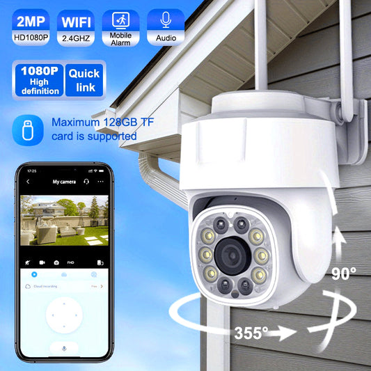 Bizning WiFi Panoramik Kameramiz bilan 355° aylanuvchi kristal toza 1080P tasvirni tajribangiz. Ikki tomonlama nutq, IP66 suv o'tkazmaydigan darajasi, 1080P HD video sifati, 128GB gacha TF kartalarini qo'llab-quvvatlash va aqlli xavfsizlik himoyasi.